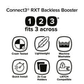 JPMA award winning Connect3 RXT backless booster - diono® booster seat