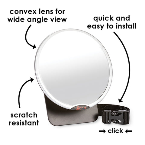 easy view™ & see me too™ bundle - diono® baby mirror 